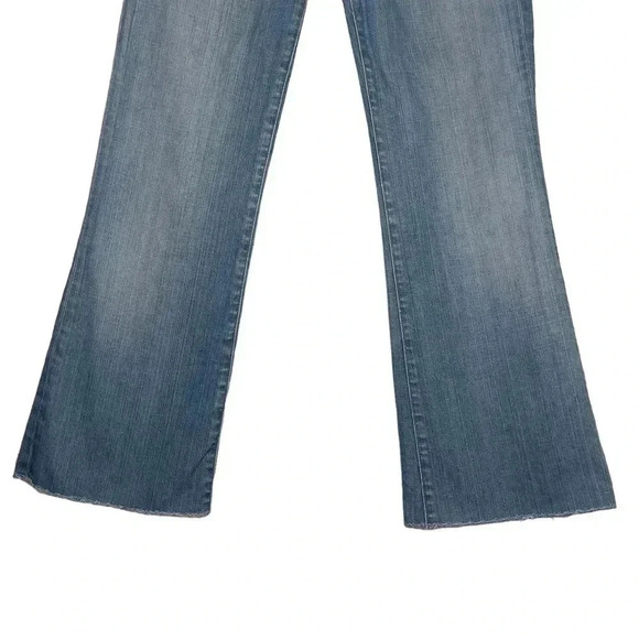 Citizens of Humanity Low Rise Flare Blue Wash Denim Stretch Jeans Size  28 - Picture 2 of 9